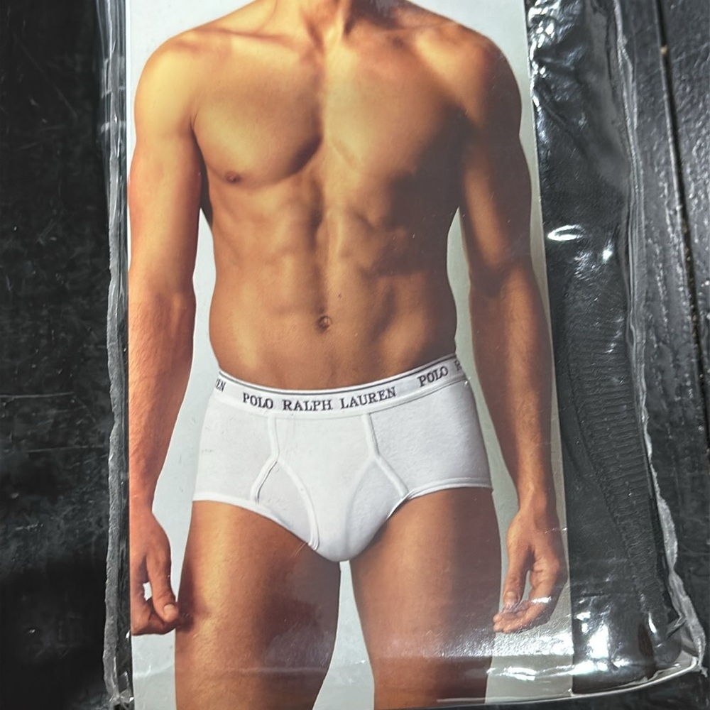 NWT Polo Ralph Lauren Men’s Big & Tall 2 Pack Cotton Mid Rise Briefs 42